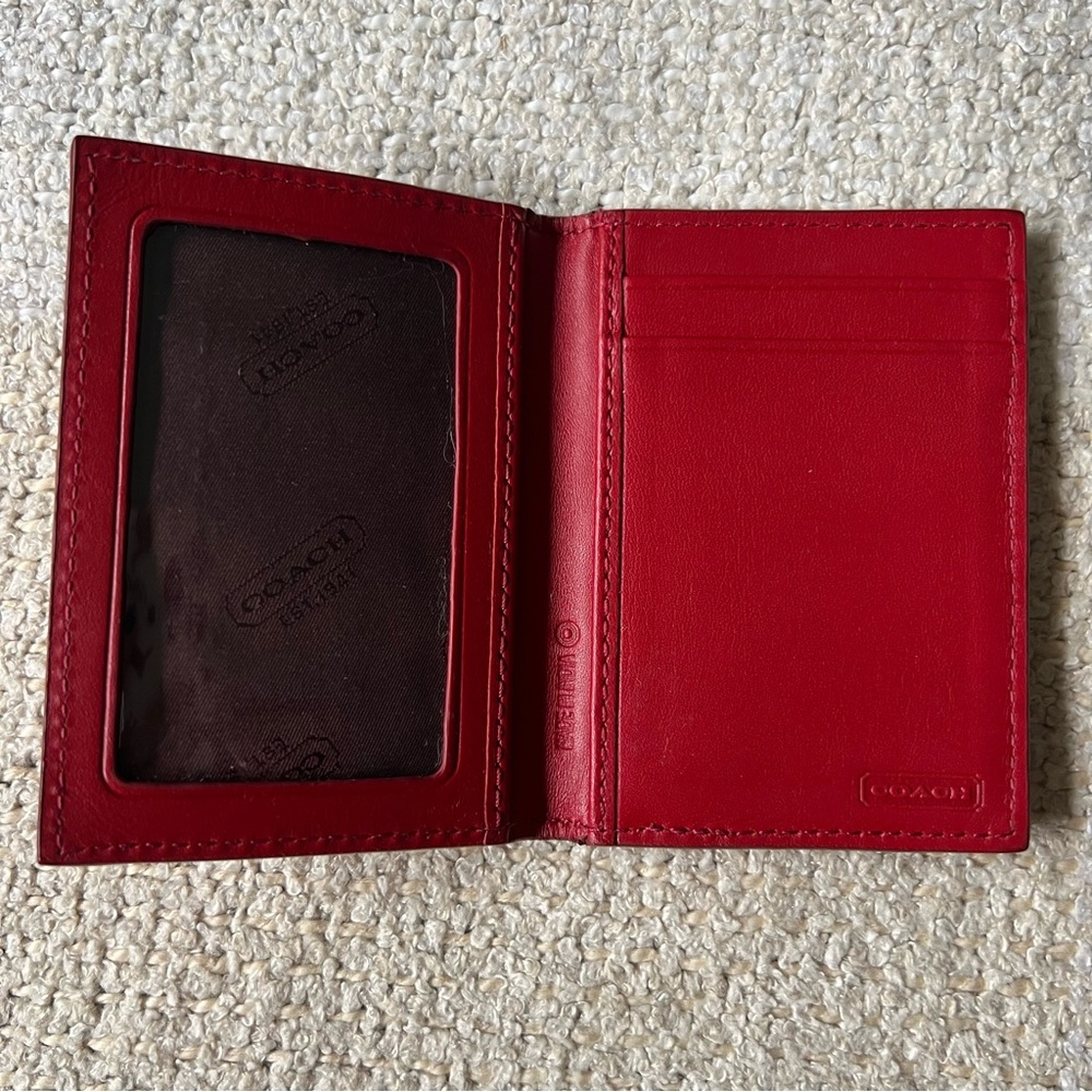 Vintage coach card wallet